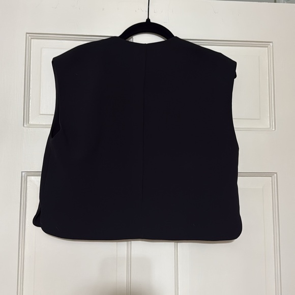 Zara crop top black vest top zw collection M - Picture 3 of 3